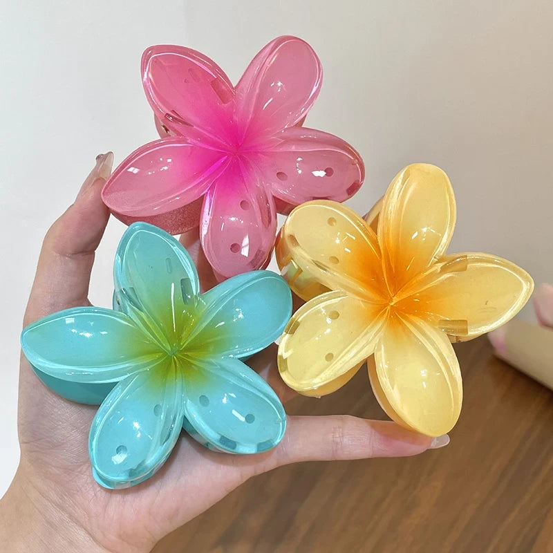 Bohemian Flower Hair Claw