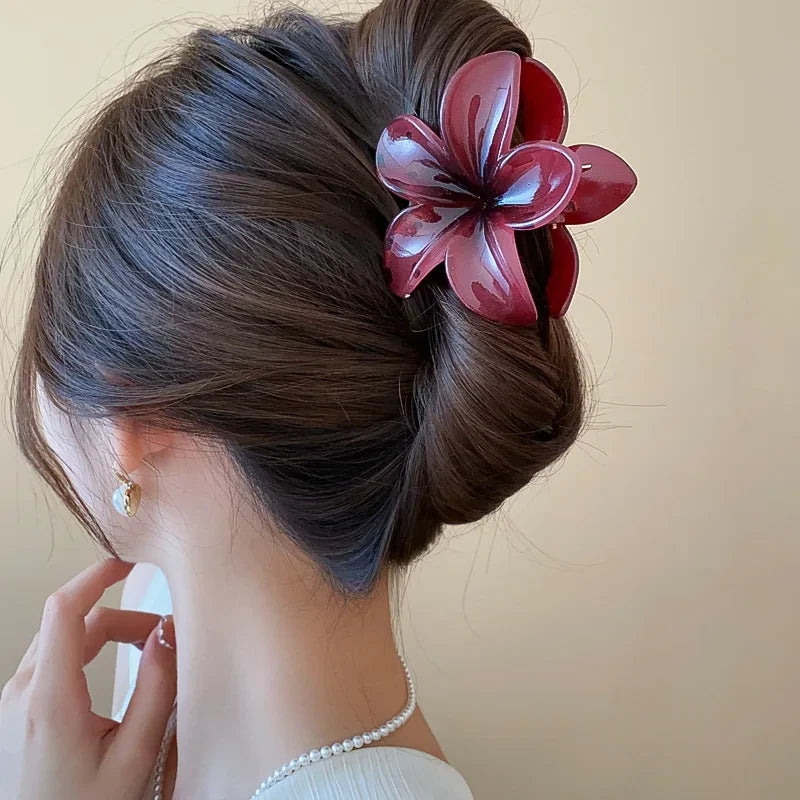 Bohemian Flower Hair Claw
