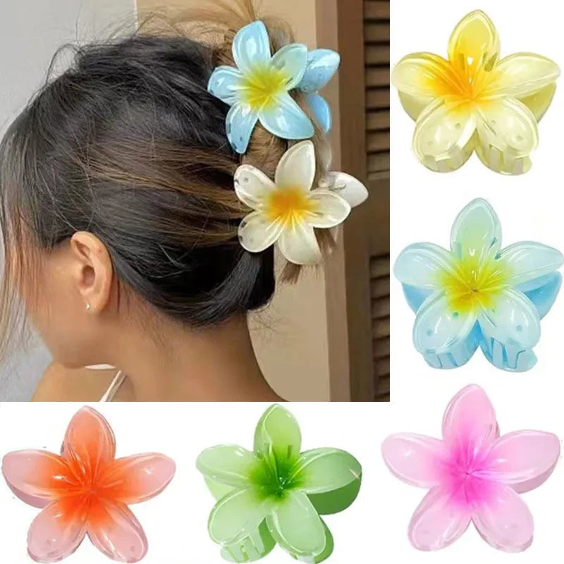 Bohemian Flower Hair Claw