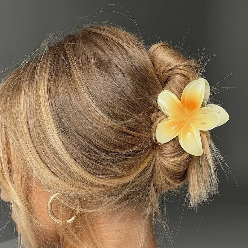 Bohemian Flower Hair Claw