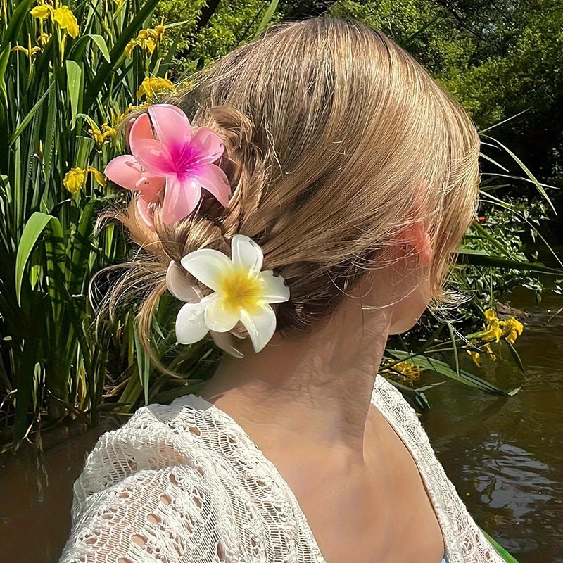 Bohemian Flower Hair Claw