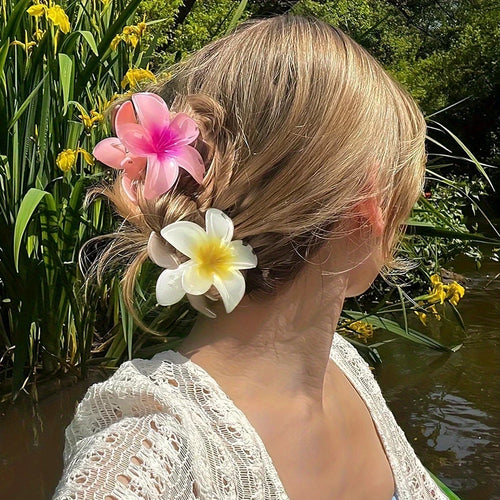 Bohemian Flower Hair Claw