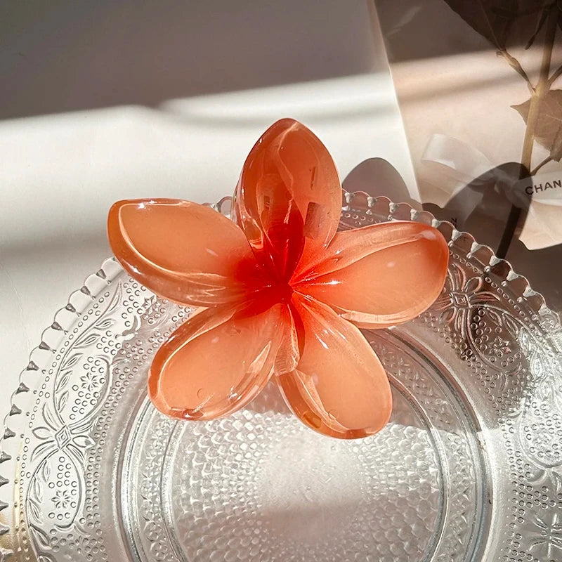 Bohemian Flower Hair Claw