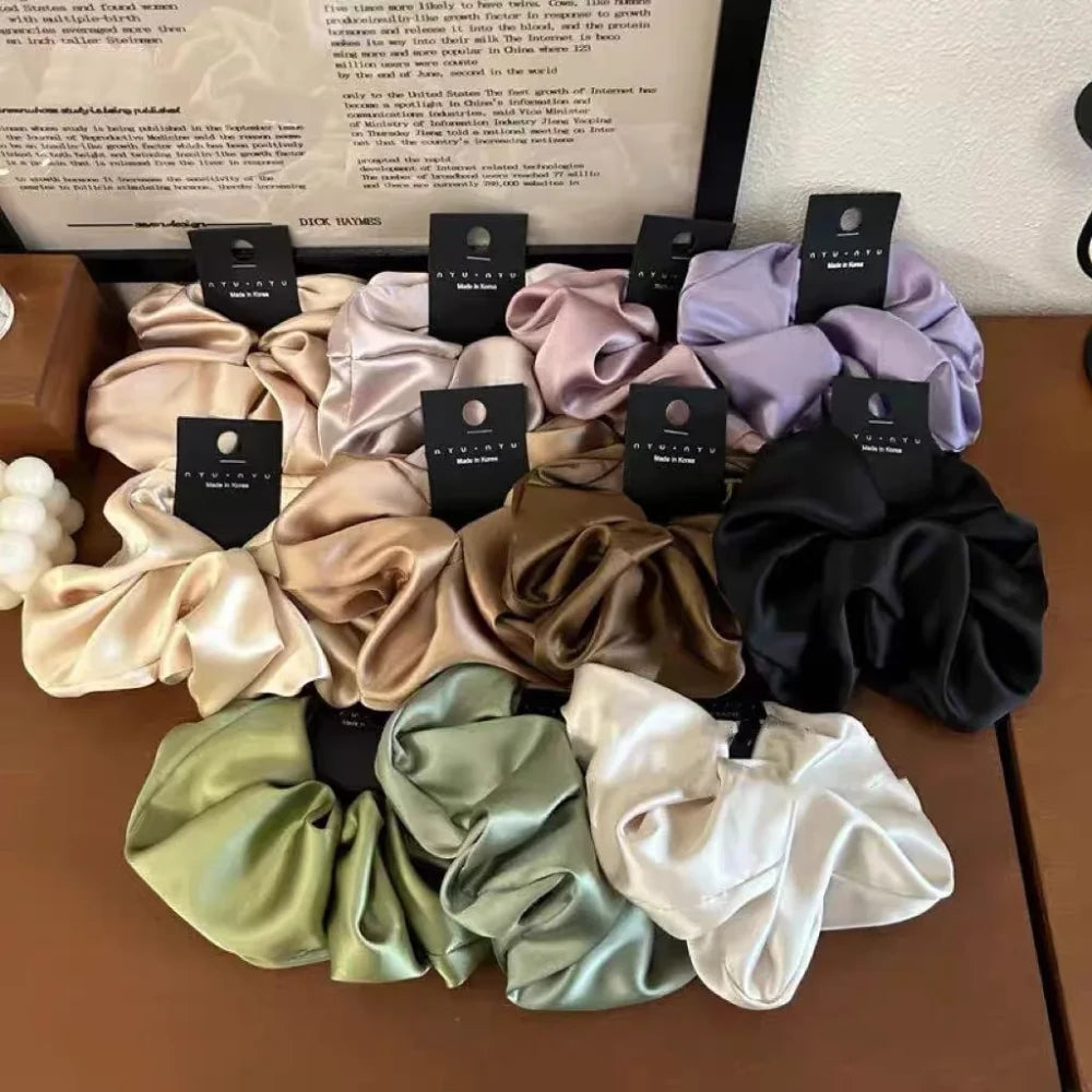 Satin Silk Hair Scrunchie