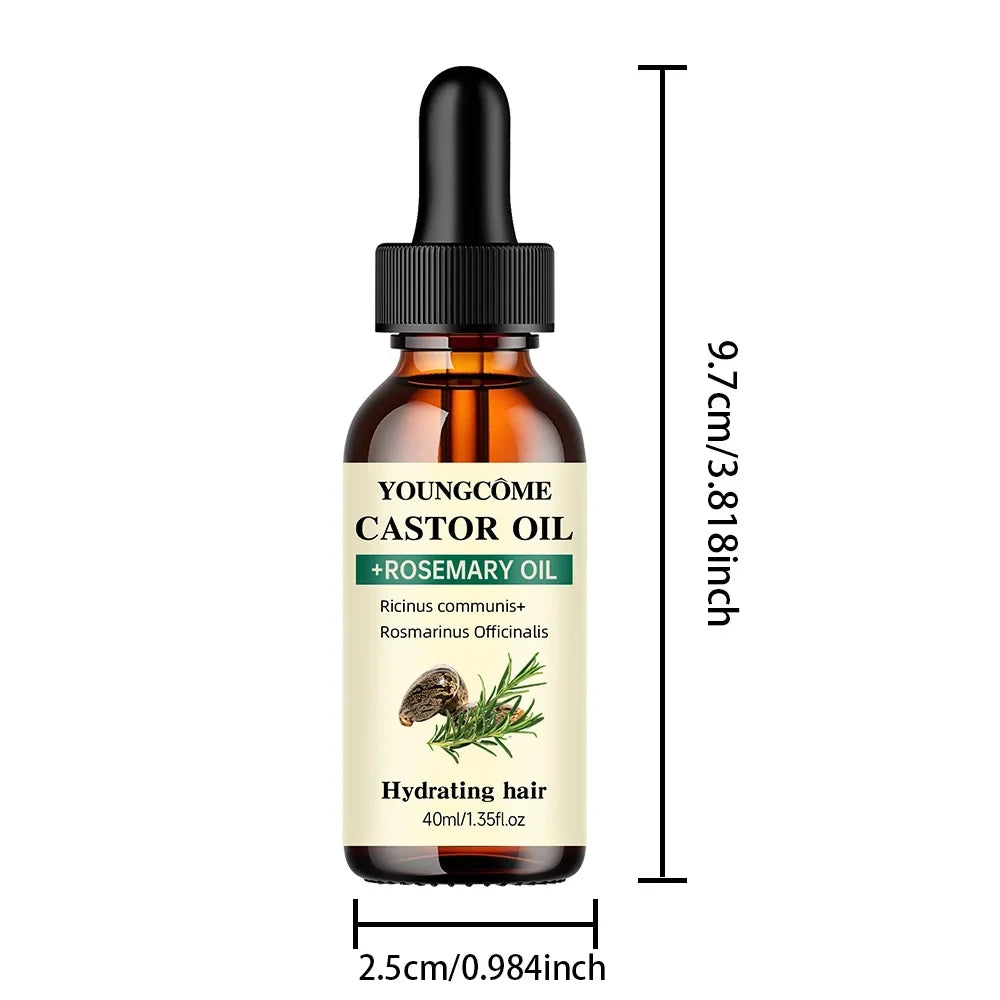 Castor and Rosemary Hair Growth Oil