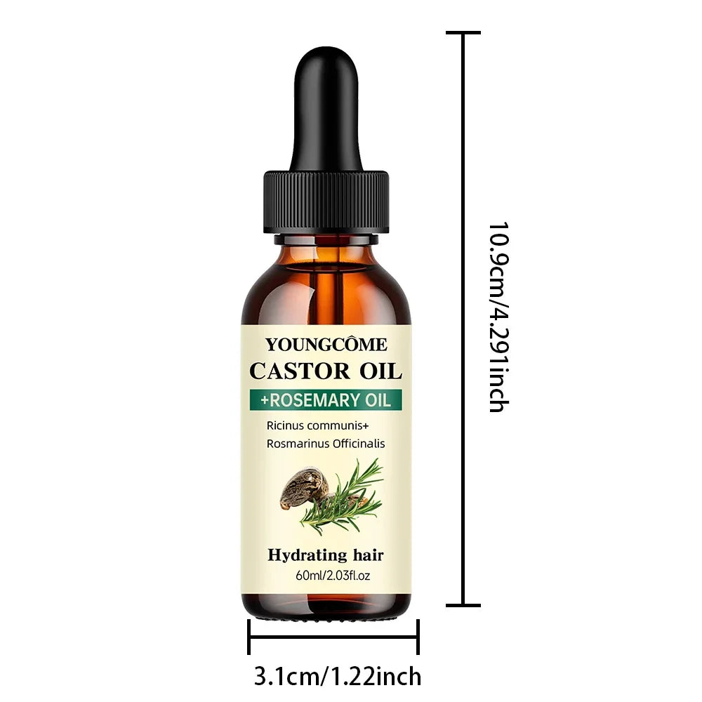 Castor and Rosemary Hair Growth Oil