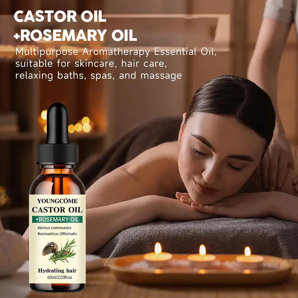 Castor and Rosemary Hair Growth Oil