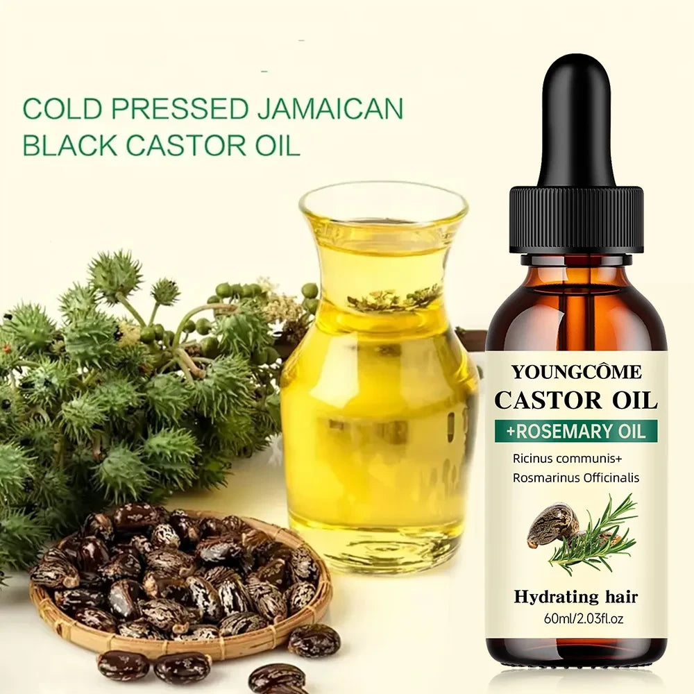 Castor and Rosemary Hair Growth Oil