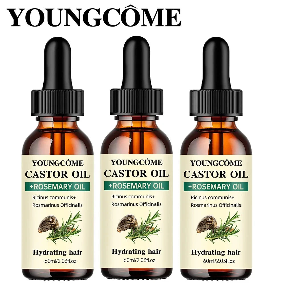 Castor and Rosemary Hair Growth Oil