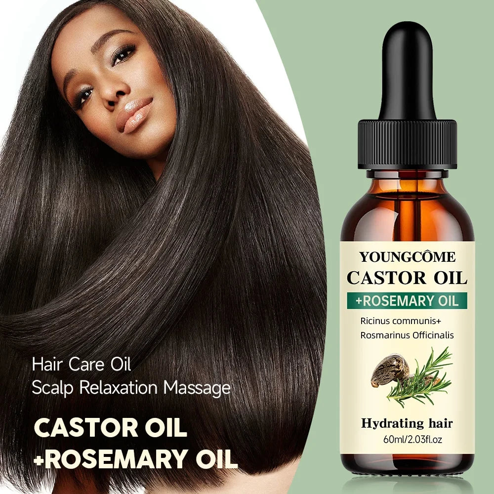 Castor and Rosemary Hair Growth Oil