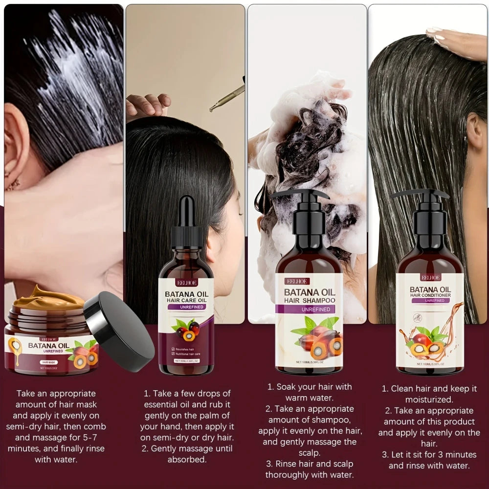 Batana Oil Hair Care Set